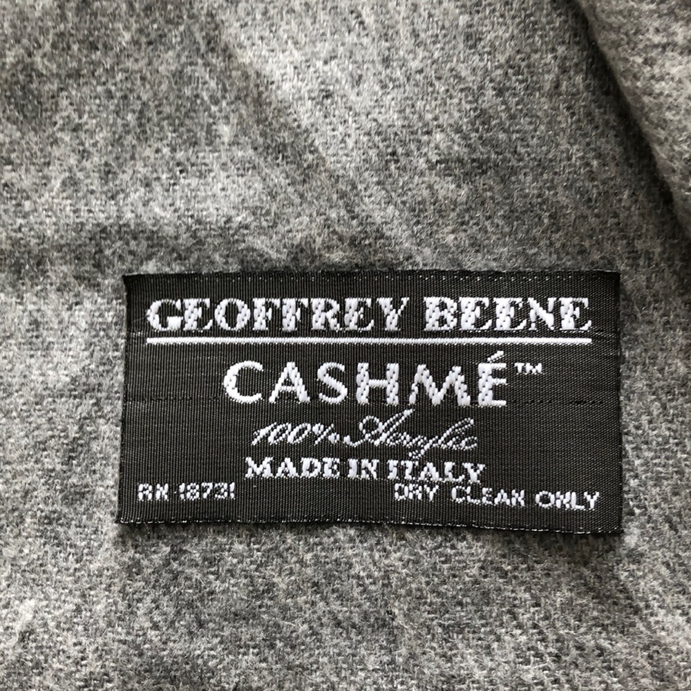 Solid grey scarf